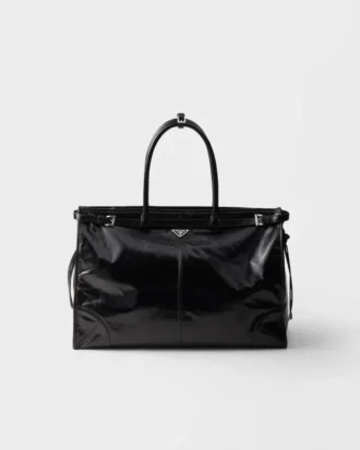 Prada Bonnie Leather Tote Bag