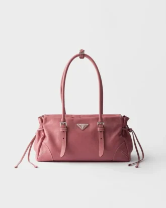 Prada Bonnie Medium Antiqued Leather Tote Bag