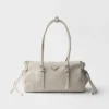 Prada Bonnie Medium Antiqued Leather Tote Bag