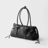 Prada Bonnie Medium Antiqued Leather Tote Bag