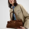 Prada Bonnie Medium Suede Handbag