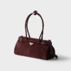 Prada Bonnie Medium Suede Handbag