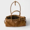 Prada Bonnie Medium Suede Handbag