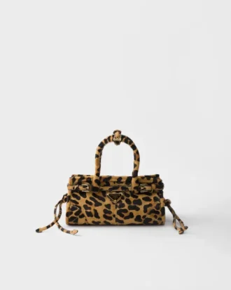 Prada Bonnie Mini Printed Leather Handbag