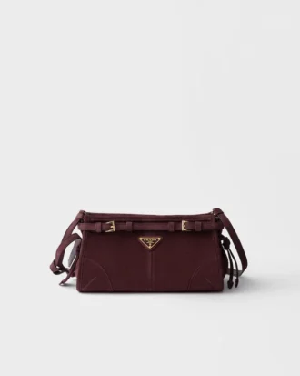 Prada Bonnie Small Suede Shoulder Bag