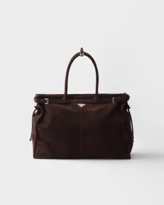 Prada Bonnie Suede Tote Bag
