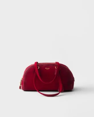 prada bowling medium suede bag 1 330x413 - Prada Bowling Medium Suede Bag