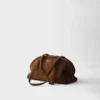 Prada Bowling Medium Suede Bag
