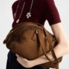 Prada Bowling Medium Suede Bag