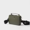 Prada Brique Medium Saffiano Leather Bag