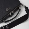 Prada Brique Medium Saffiano Leather Bag