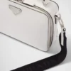 Prada Brique Medium Saffiano Leather Bag