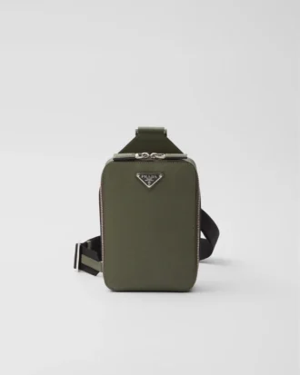 Prada Brique Saffiano Leather Bag