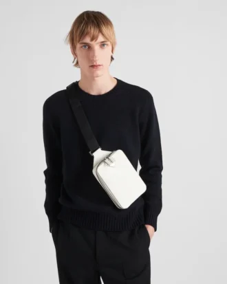 Prada Brique Saffiano Leather Bag