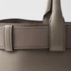 Prada Buckle Large Leather Handbag with Belt