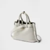 Prada Buckle Small Leather Handbag with Belt