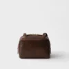 Prada Carry Antiqued Leather Top-Handle Mini-Bag