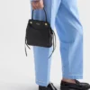 Prada Carry Mini Leather Handbag