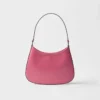 Prada Cleo Brushed Leather Shoulder Bag