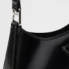 Prada Cleo Brushed Leather Shoulder Bag