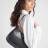 Prada Cleo Brushed Leather Shoulder Bag