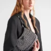 Prada Cleo Satin Bag with Crystals