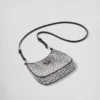 Prada Cleo Satin Bag with Crystals