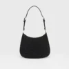 Prada Cleo Satin Bag with Crystals