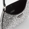 Prada Cleo Satin Bag with Crystals