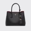Prada Double Medium Saffiano Leather Bag