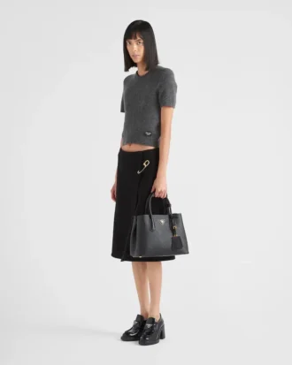 Prada Double Medium Saffiano Leather Bag