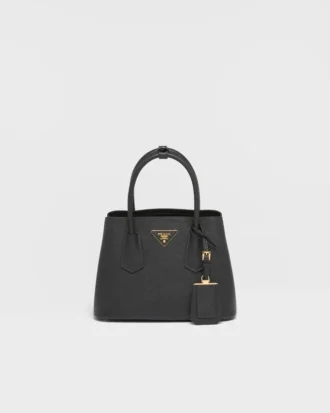 Prada Double Small Saffiano Leather Bag