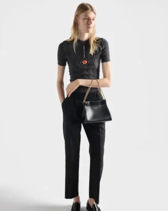 Prada EnchaîNa Mini Leather Bag