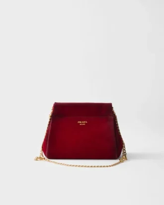 Prada EnchaîNa Mini Suede Bag