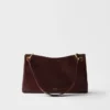 Prada Etude Large Leather Shoulder Bag