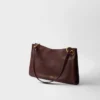 Prada Etude Large Leather Shoulder Bag