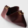 Prada Etude Large Leather Shoulder Bag