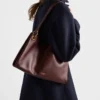 Prada Etude Large Leather Shoulder Bag