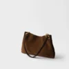 Prada Etude Large Suede Shoulder Bag