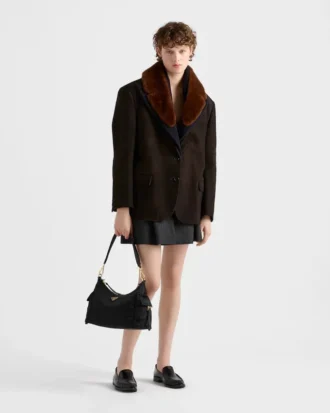 Prada Explore Large Re-Nylon and Leather Bag