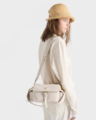 Prada Explore Medium Nappa Leather Shoulder Bag with Flap