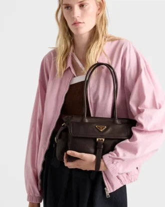 Prada Explore Medium Nappa Leather Tote Bag