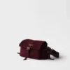 Prada Explore Medium Suede Shoulder Bag with Flap