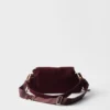 Prada Explore Medium Suede Shoulder Bag with Flap