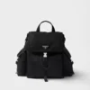 Prada Explore Re-Nylon and Leather Backpack