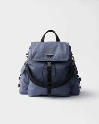 Prada Explore Re-Nylon and Leather Backpack