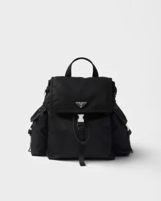 Prada Explore Re-Nylon and Leather Backpack