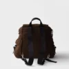 Prada Explore Re-Nylon and Leather Backpack