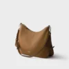 Prada Fold Large Leather Shoulder Bag