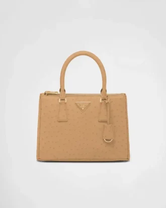 Prada Galleria Medium Ostrich Leather Bag